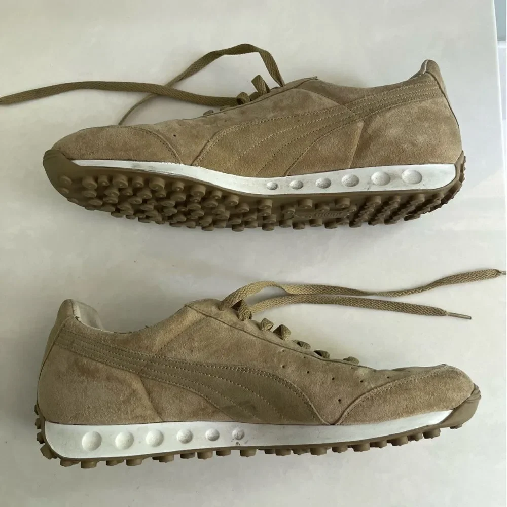 Puma Men's Brown Suede Sneakers